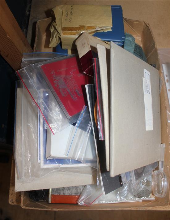 British snd world coins, mostly in year sets & 2 1935 crowns